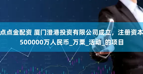 点点金配资 厦门澄港投资有限公司成立，注册资本500000万人民币_万粟_活动_的项目